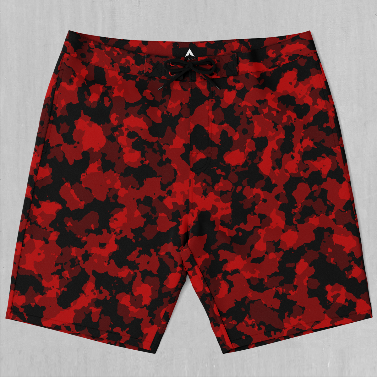 Cardinal Red Camo Board Shorts