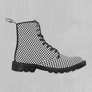 Checkerboard Women's Boots