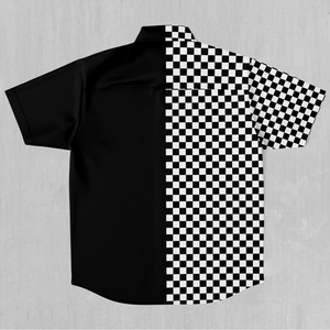 Checkerboard Button Down Shirt