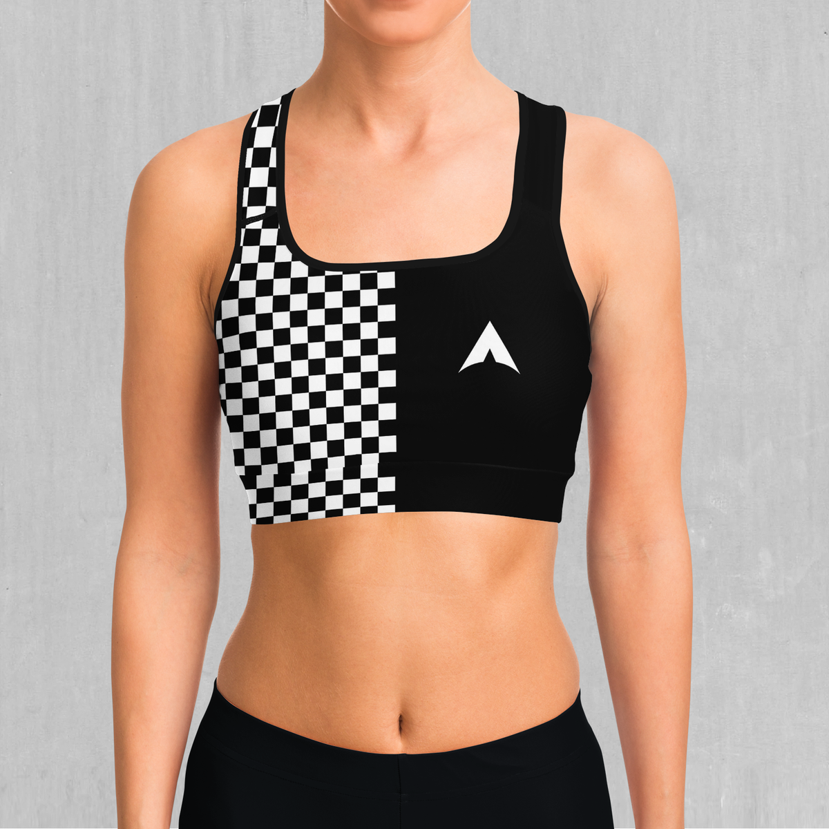 Checkerboard Sports Bra