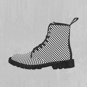 Checkerboard Women's Boots