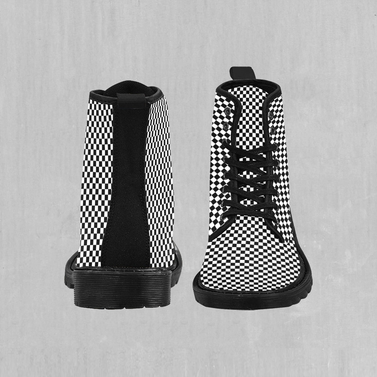 Checkerboard Women's Boots