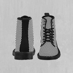 Checkerboard Women's Boots