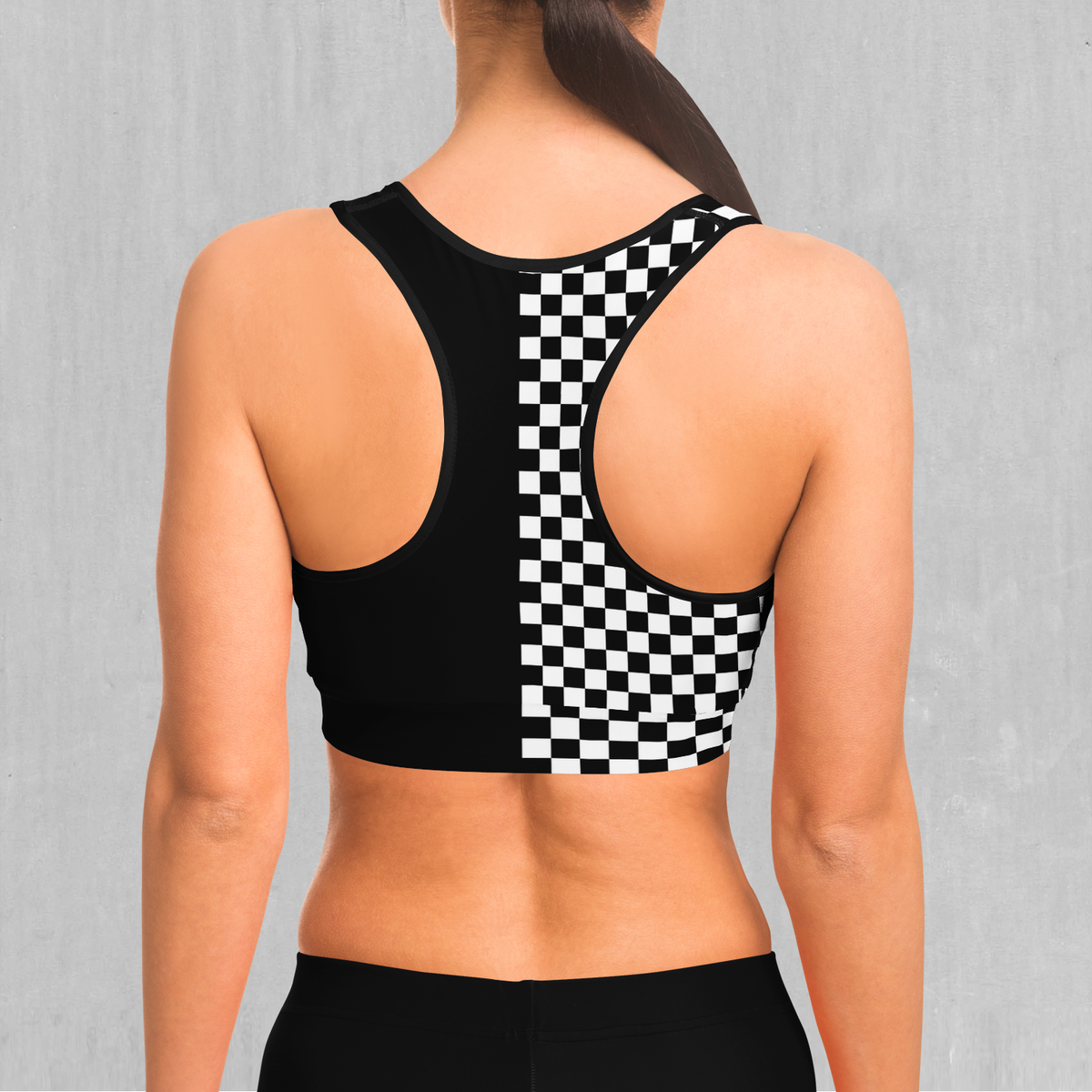 Checkerboard Sports Bra