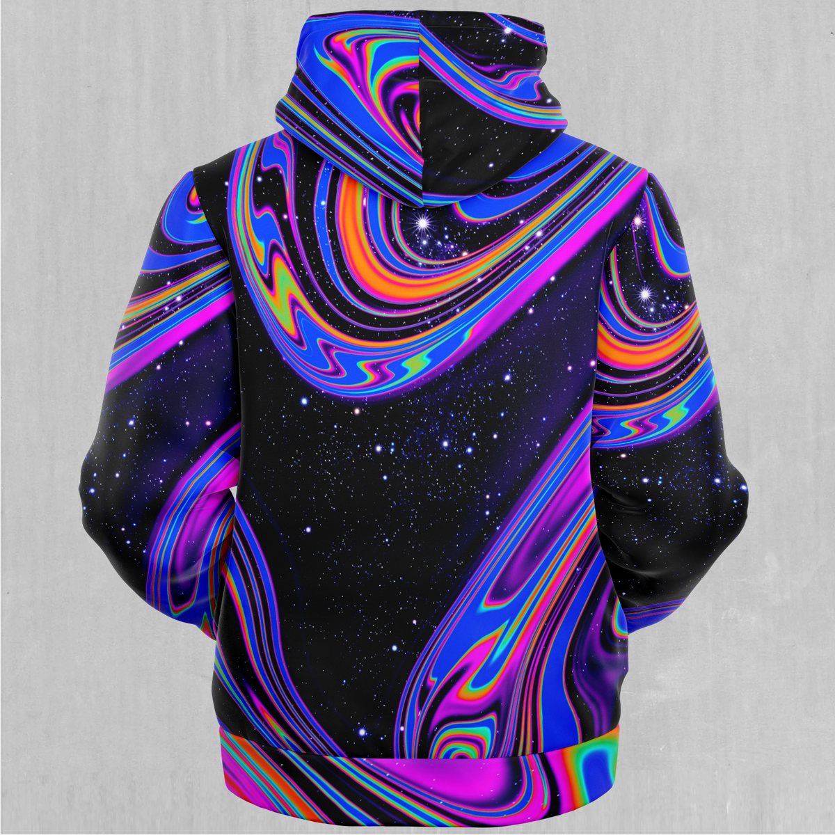 Chromatic Cosmos Sherpa Hoodie