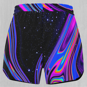Chromatic Cosmos Women's Shorts