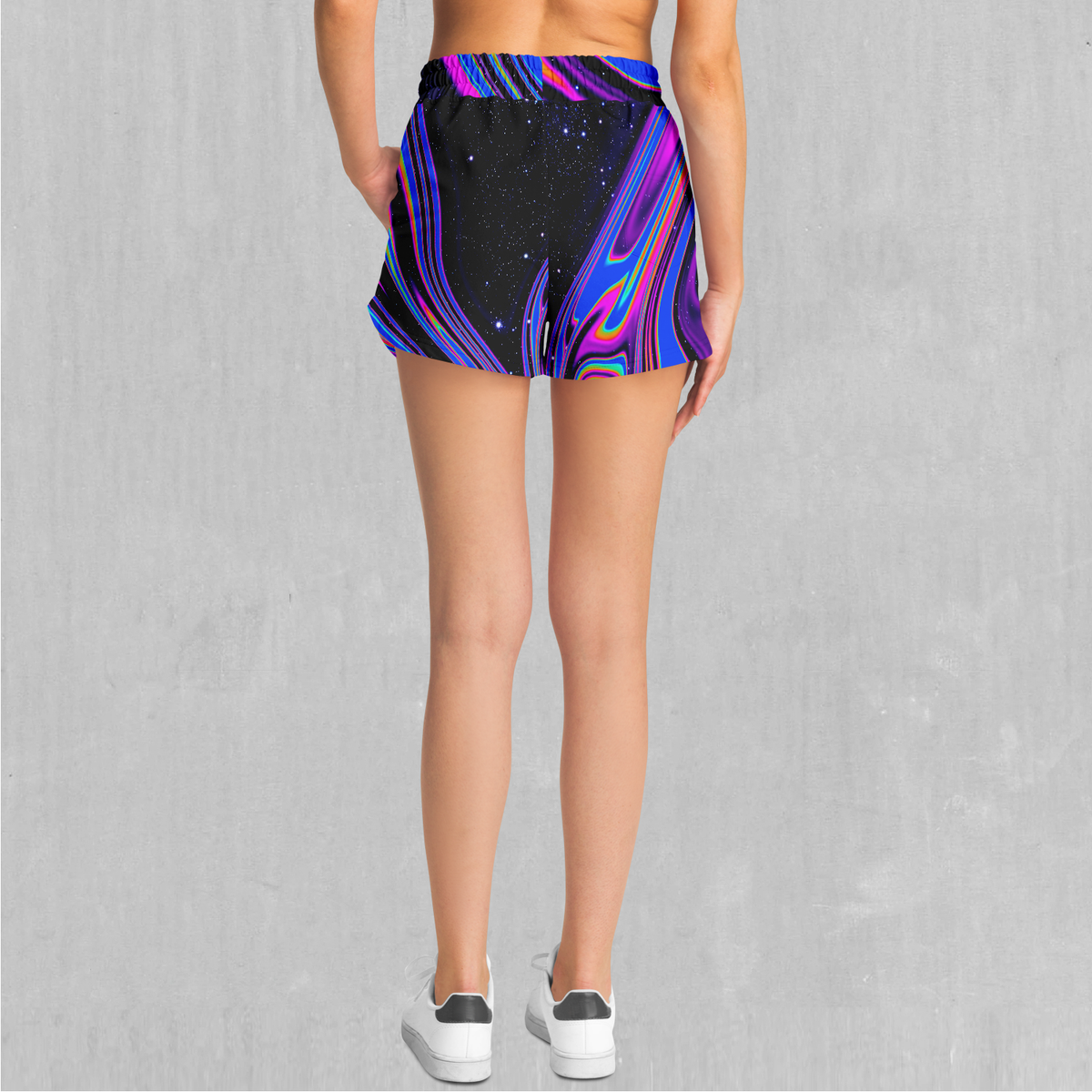 Chromatic Cosmos Women's Shorts