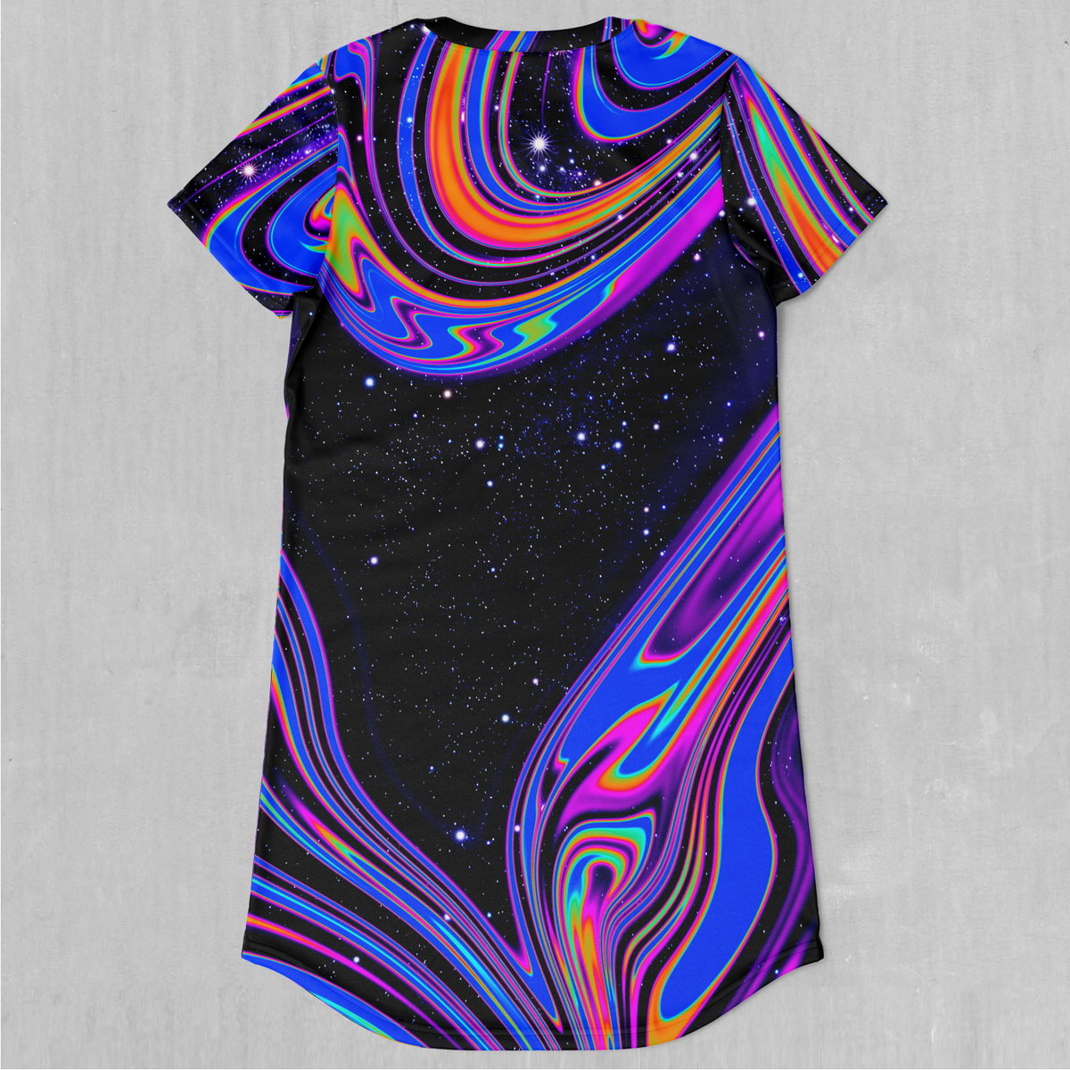 Chromatic Cosmos T-Shirt Dress