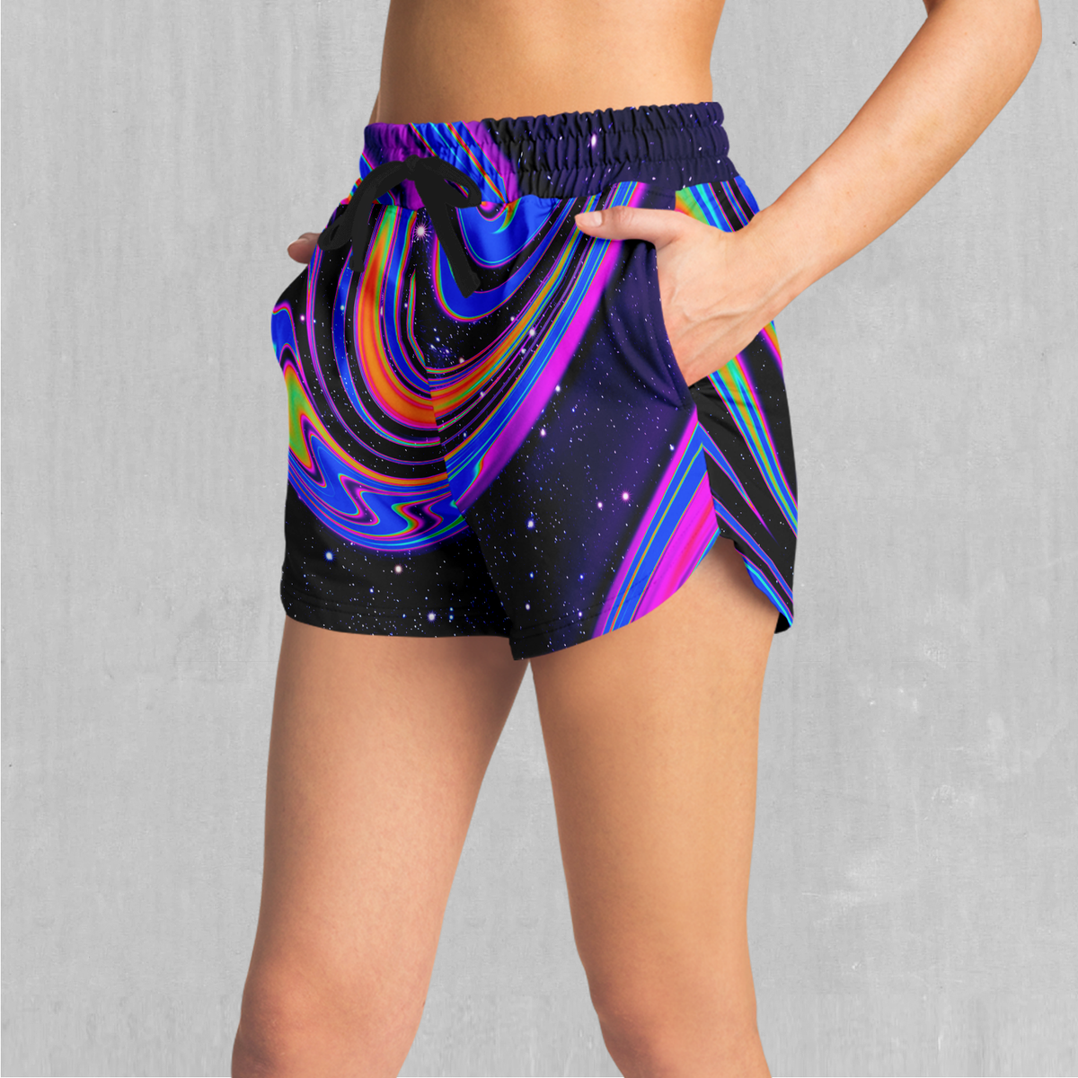 Chromatic Cosmos Women's Shorts