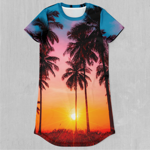 Coastal Dreams T-Shirt Dress