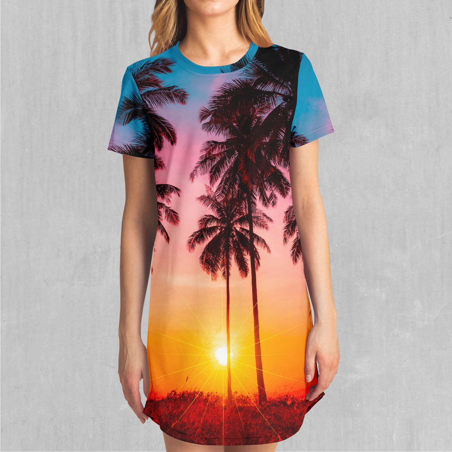 Coastal Dreams T-Shirt Dress