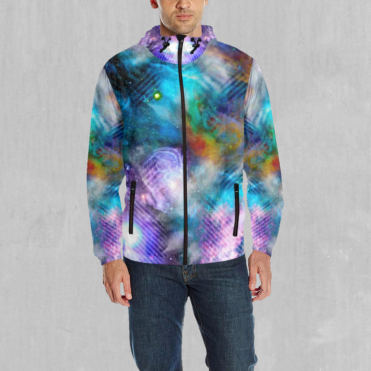 Cosmic Collision Windbreaker