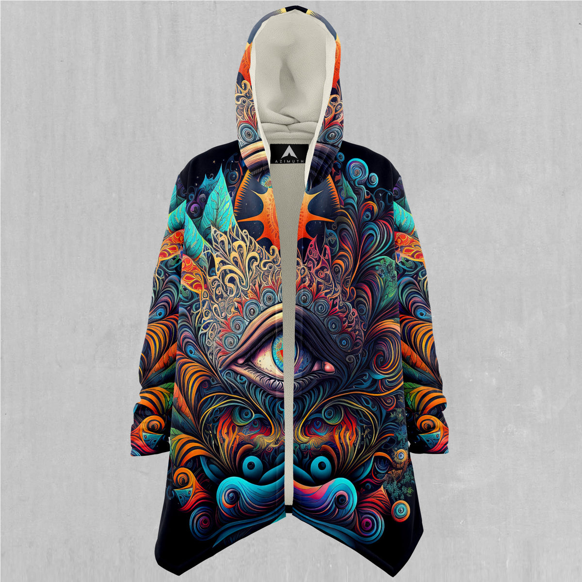 Cosmic Eye Cloak (White Fur)