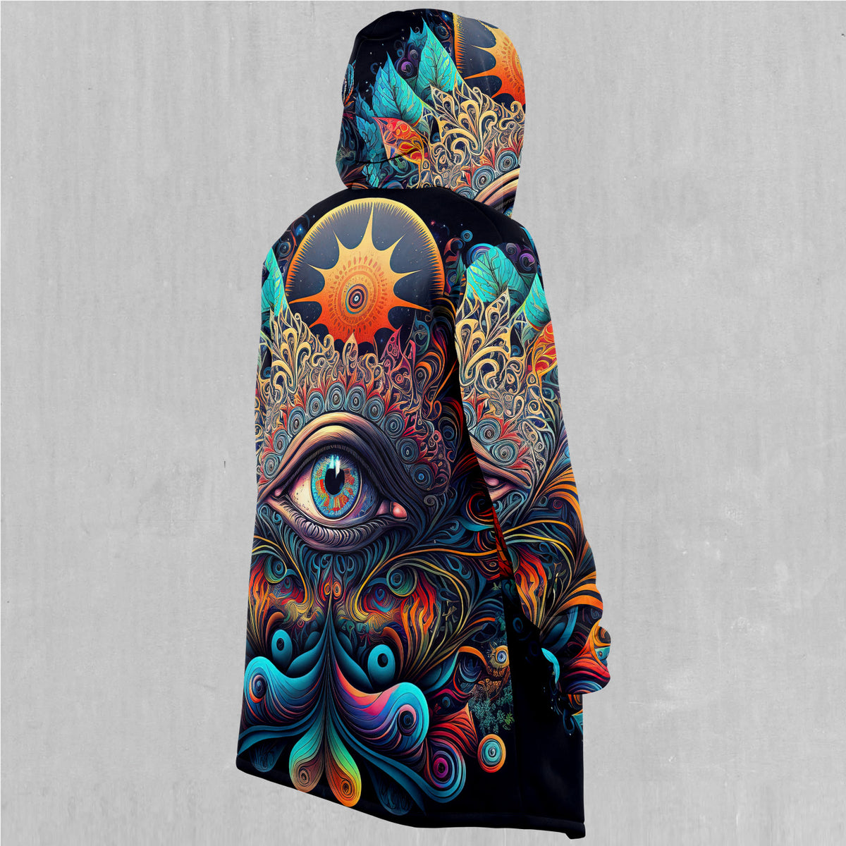 Cosmic Eye Cloak (White Fur)