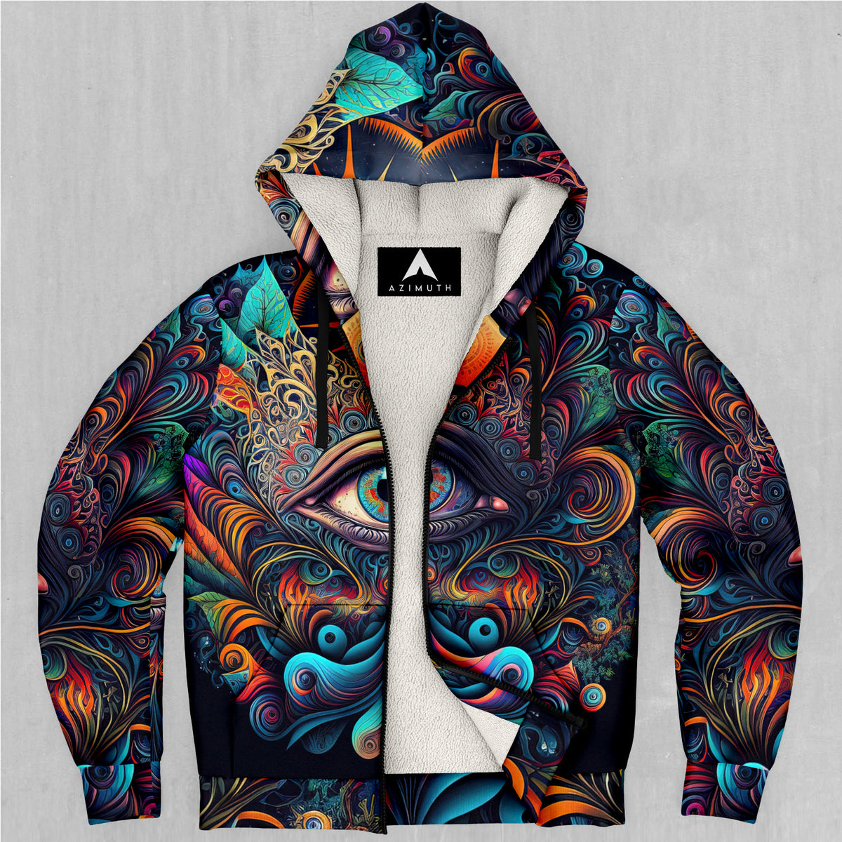 Cosmic Eye Sherpa Hoodie