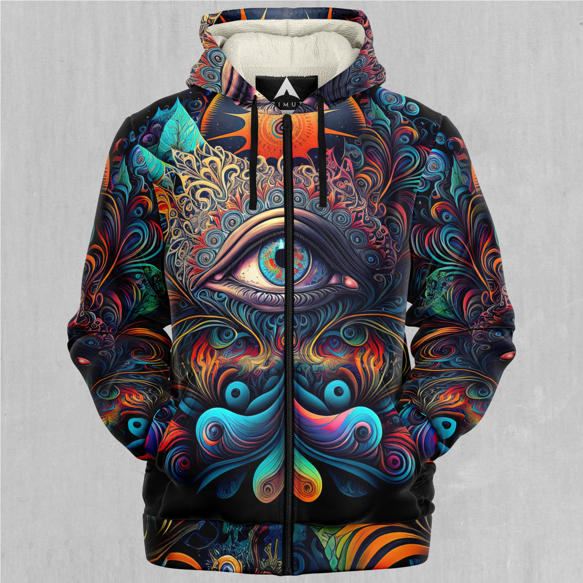 Cosmic Eye Sherpa Hoodie