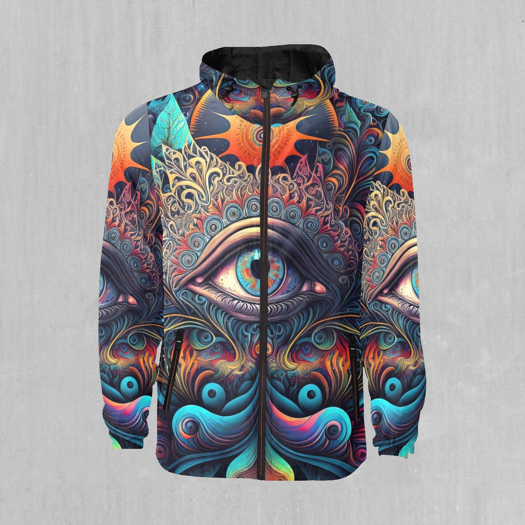 Cosmic Eye Windbreaker | Festival Jacket | Ski Windbreaker