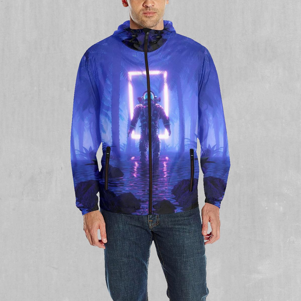 Cosmic Jungle Windbreaker