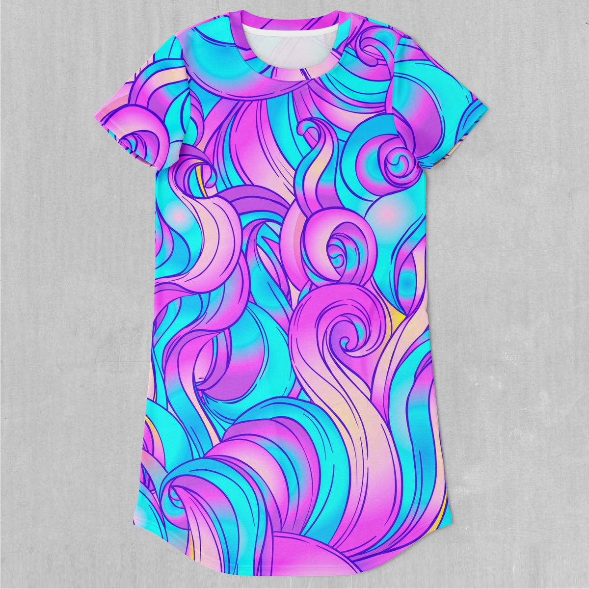 Cotton Candy T-Shirt Dress