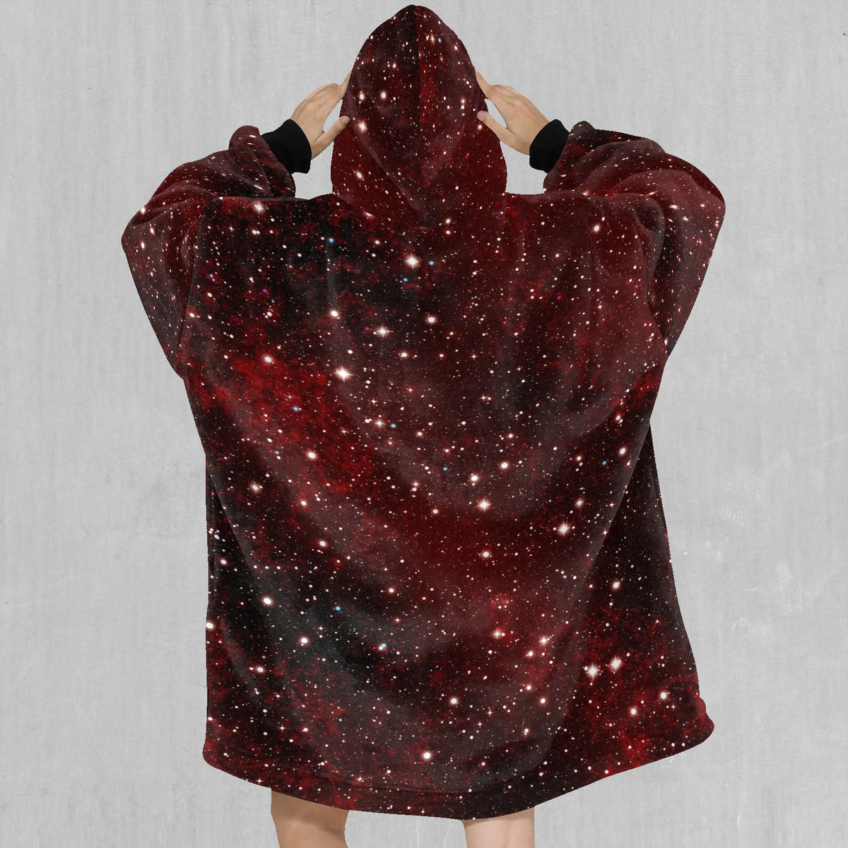 Crimson Space Blanket Hoodie