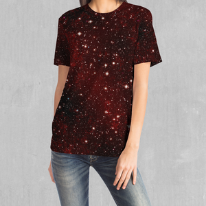 Crimson Space Tee - Azimuth Clothing