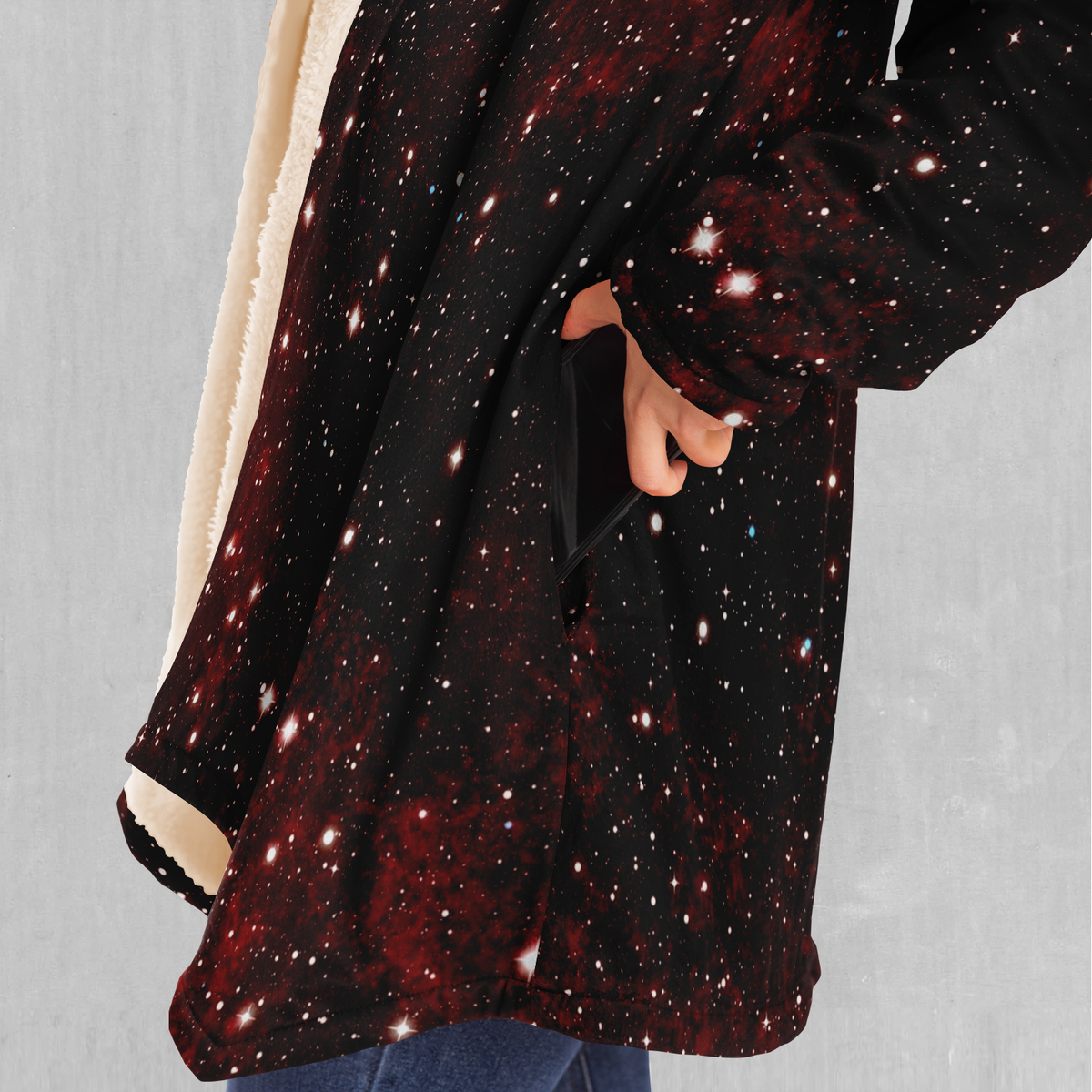 Crimson Space Cloak - Azimuth Clothing