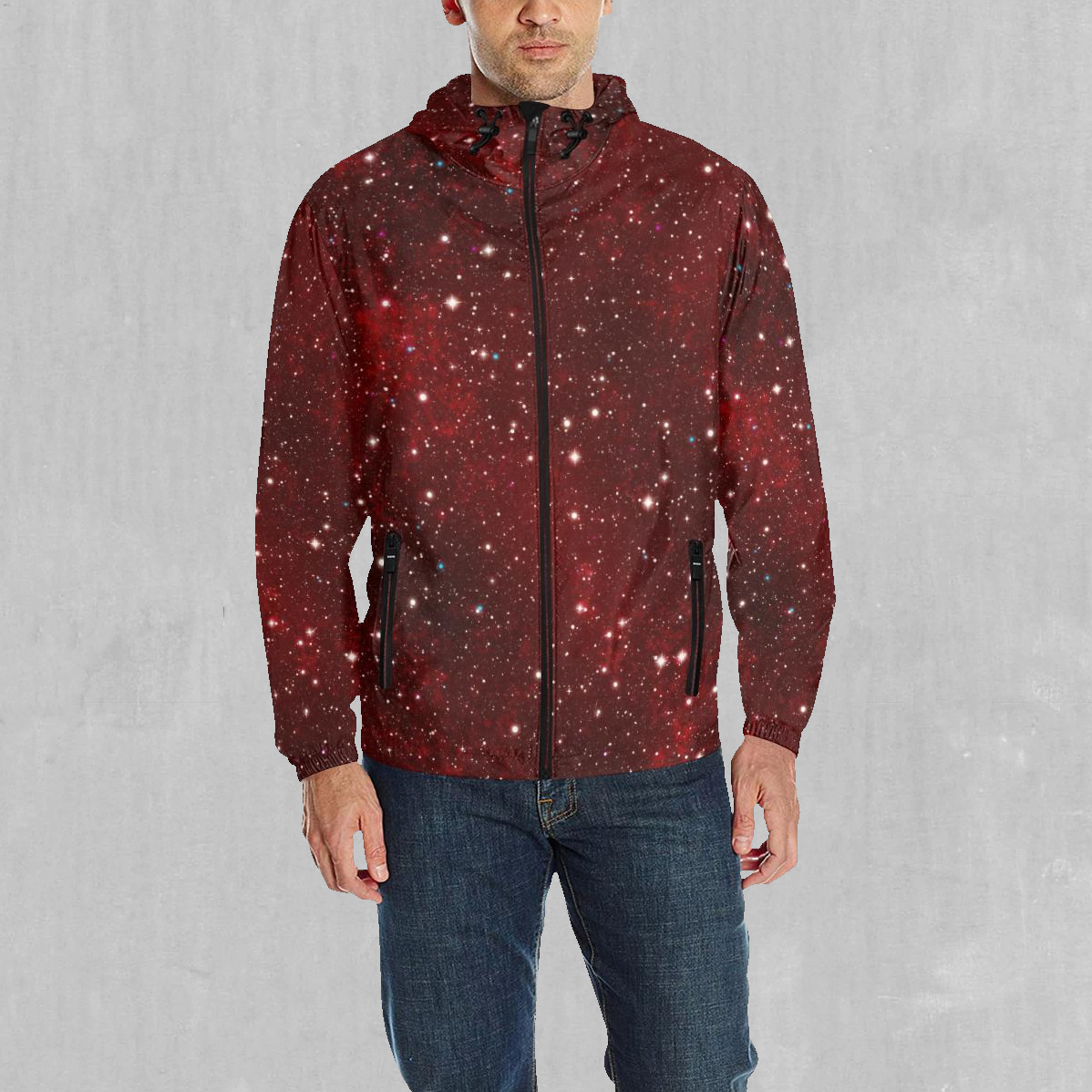 Crimson Space Windbreaker