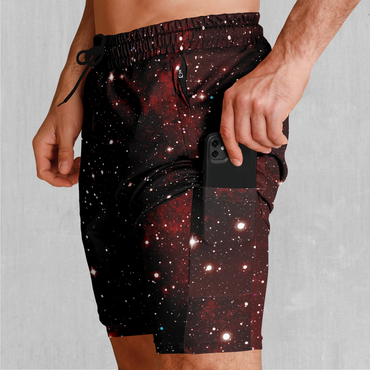 Crimson Space Men's 2 in 1 Shorts