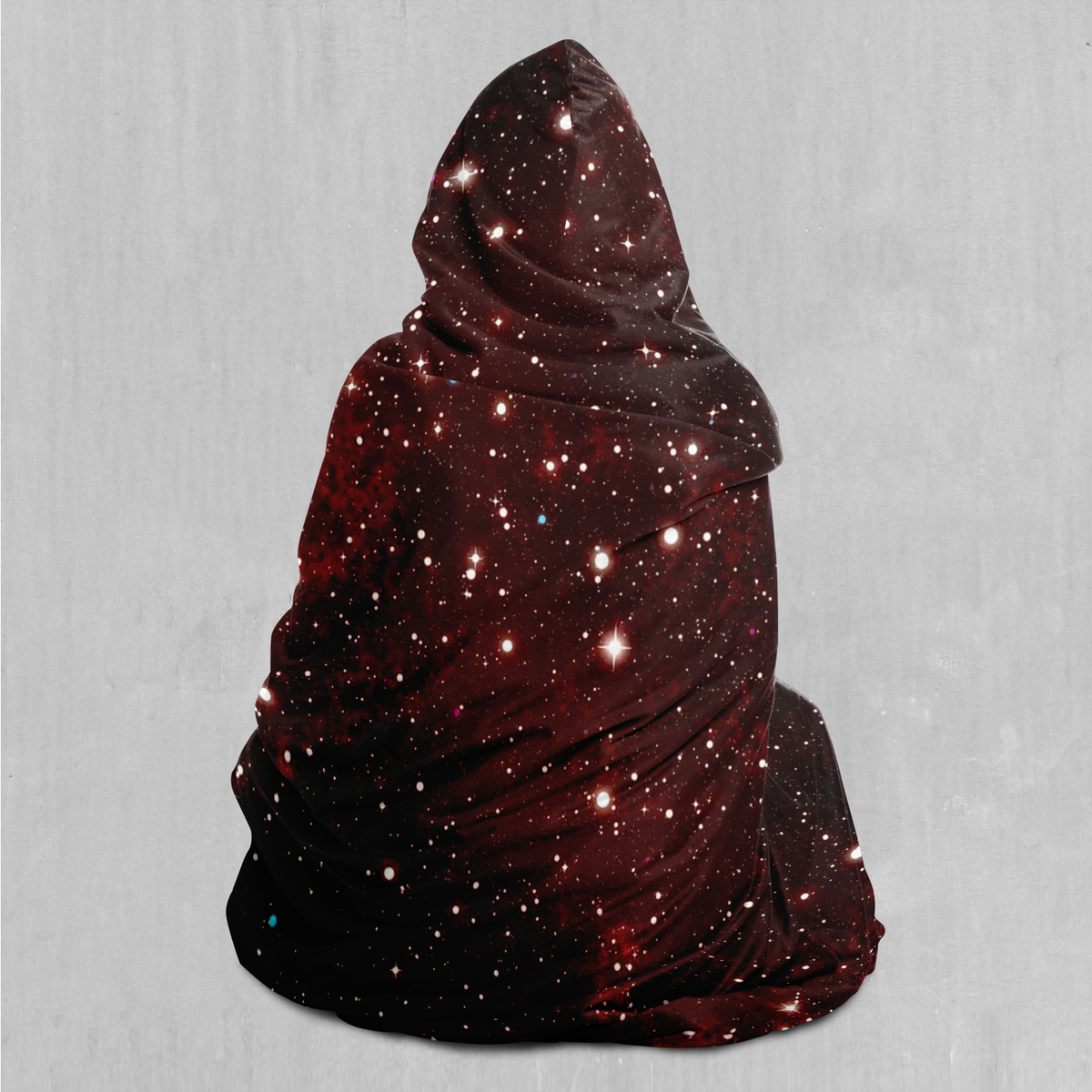 Crimson Space Hooded Blanket - Azimuth Clothing