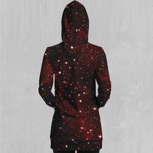 Crimson Space Hoodie Dress