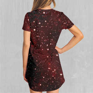 Crimson Space T-Shirt Dress