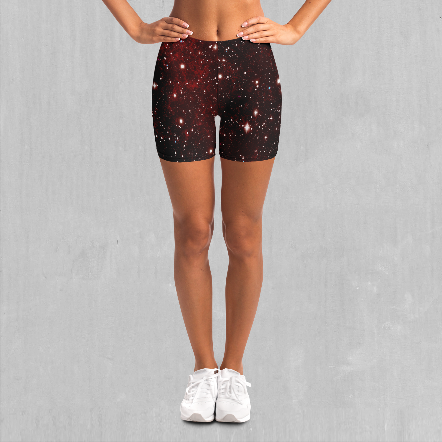 Crimson Space Yoga Shorts