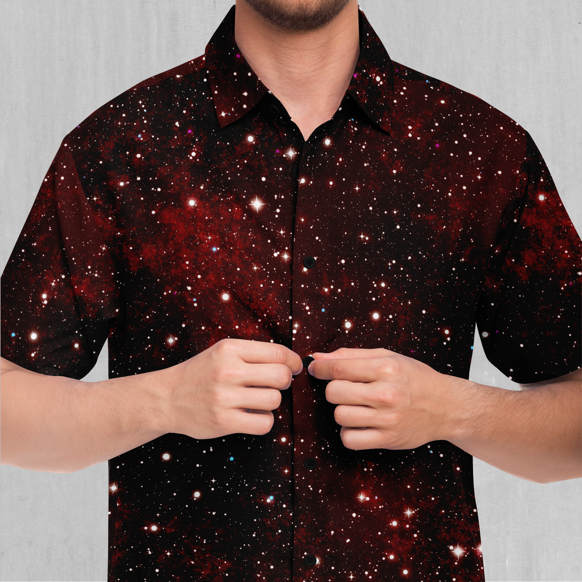 Crimson Space Button Down Shirt