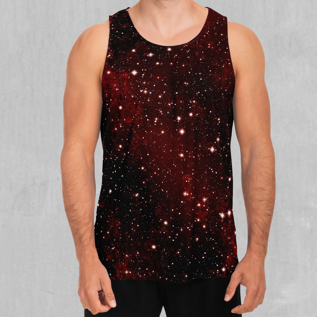 Crimson Space Men's Tank Top - Azimuth Clothing