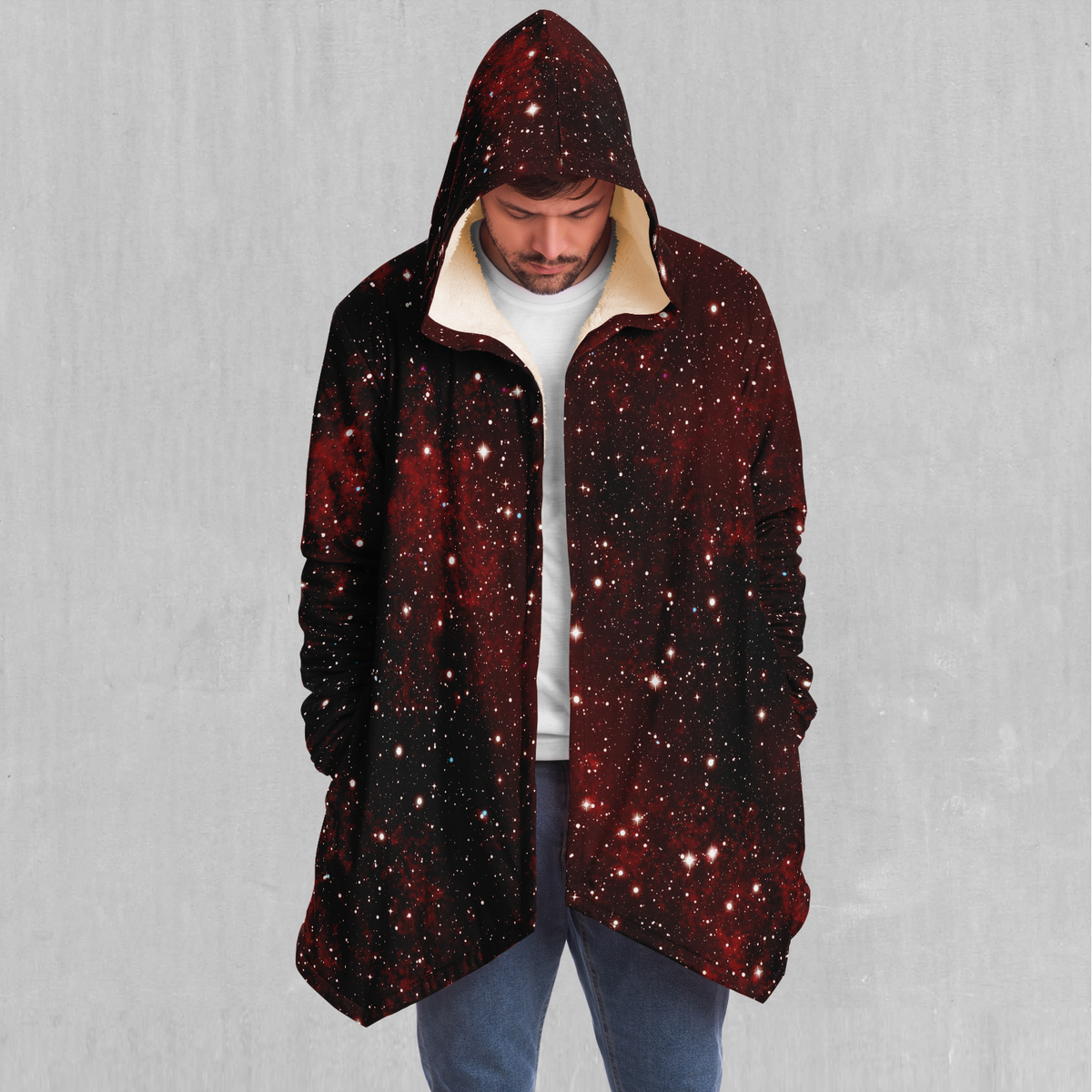 Crimson Space Cloak - Azimuth Clothing
