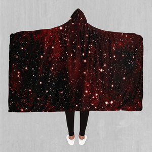Crimson Space Hooded Blanket - Azimuth Clothing