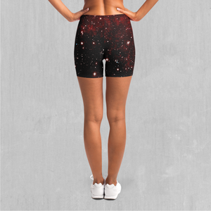 Crimson Space Yoga Shorts