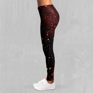 Crimson Space Leggings - Azimuth Clothing