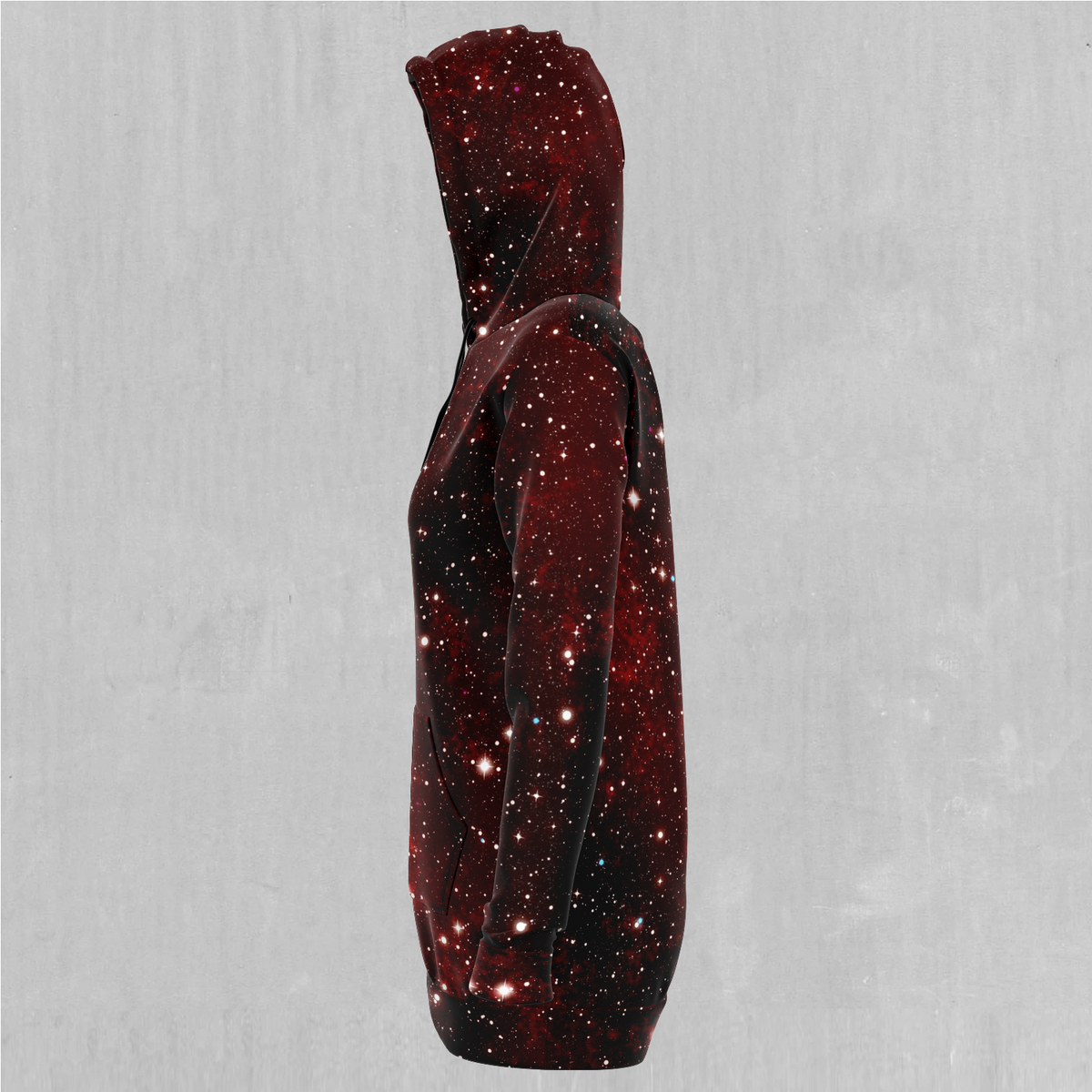 Crimson Space Hoodie Dress