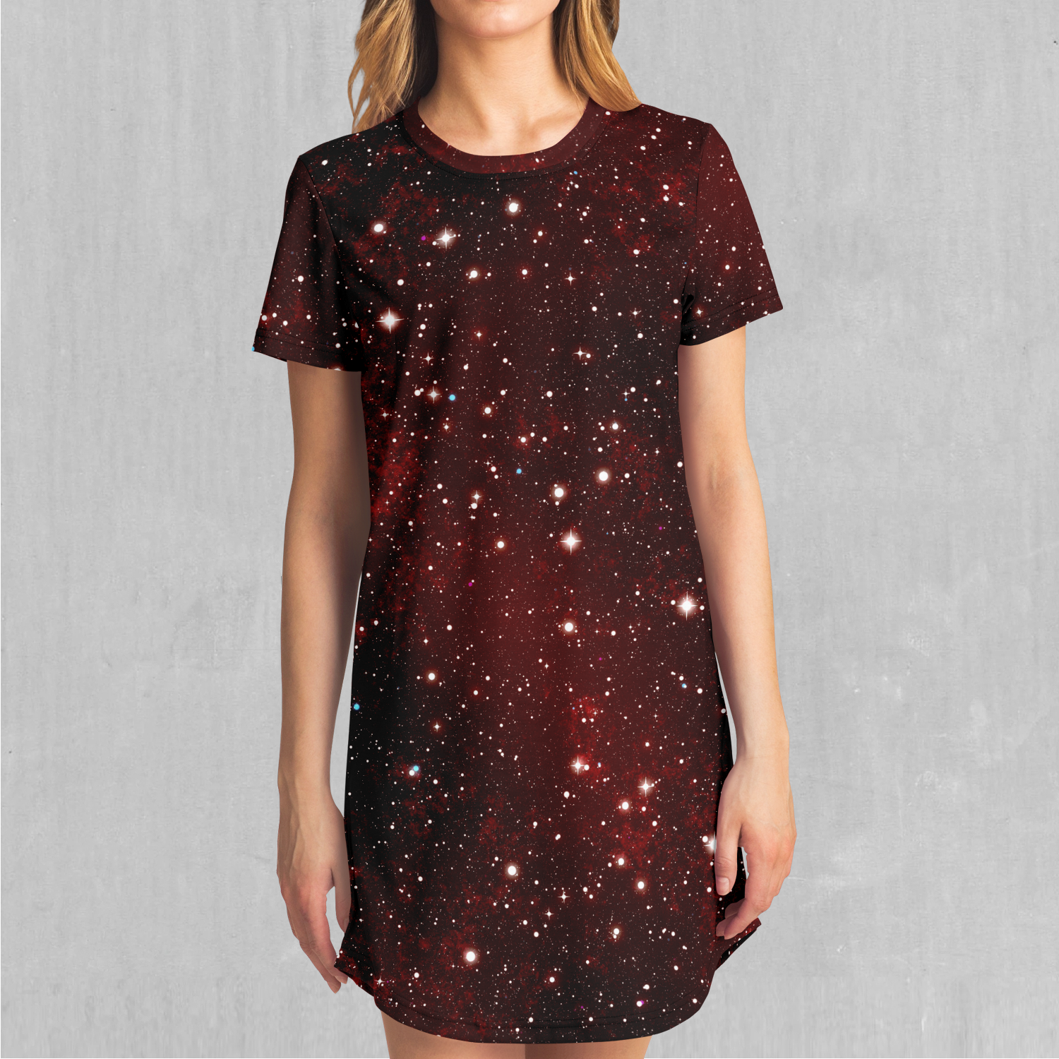 Crimson Space T-Shirt Dress