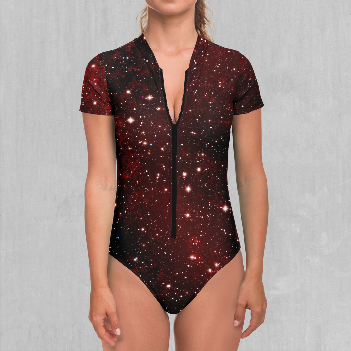 Crimson Space Short Sleeve Bodysuit