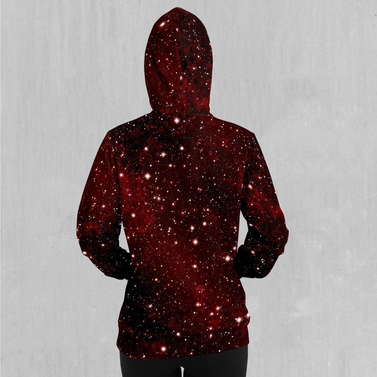 Crimson Space Hoodie - Azimuth Clothing