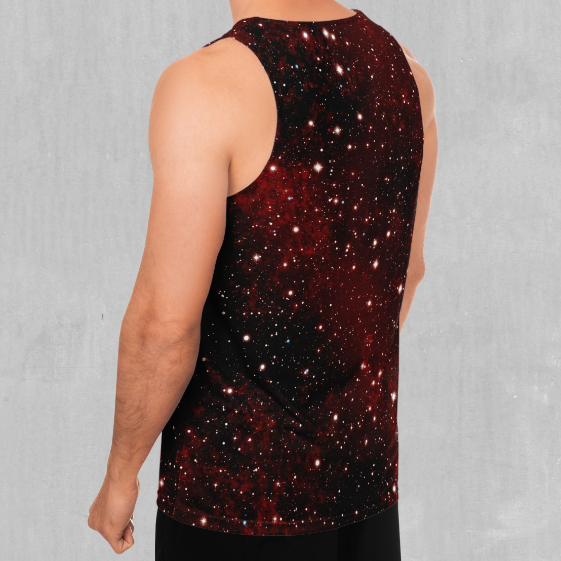 Crimson Space Men's Tank Top - Azimuth Clothing