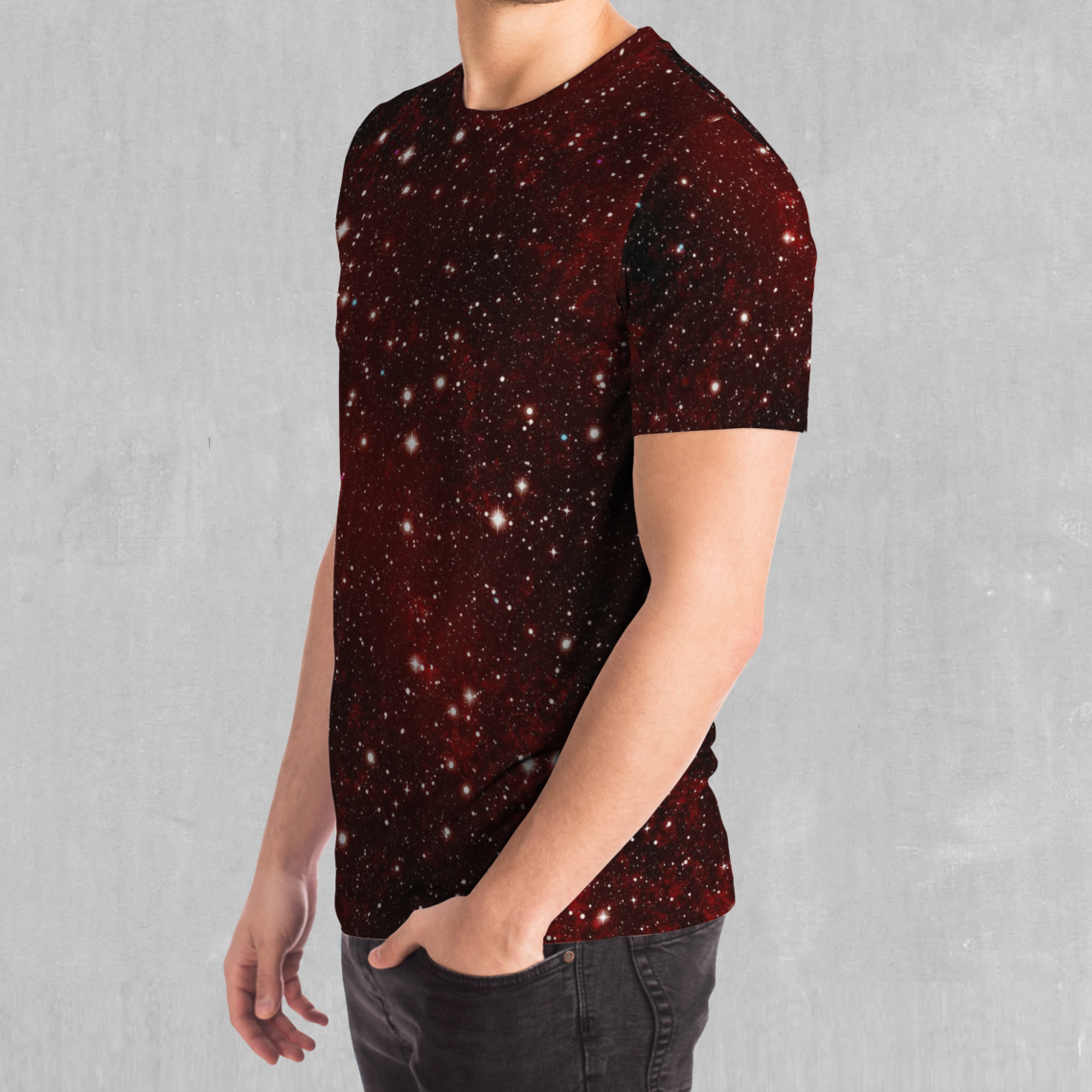 Crimson Space Tee - Azimuth Clothing