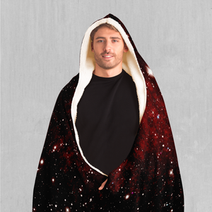 Crimson Space Hooded Blanket - Azimuth Clothing