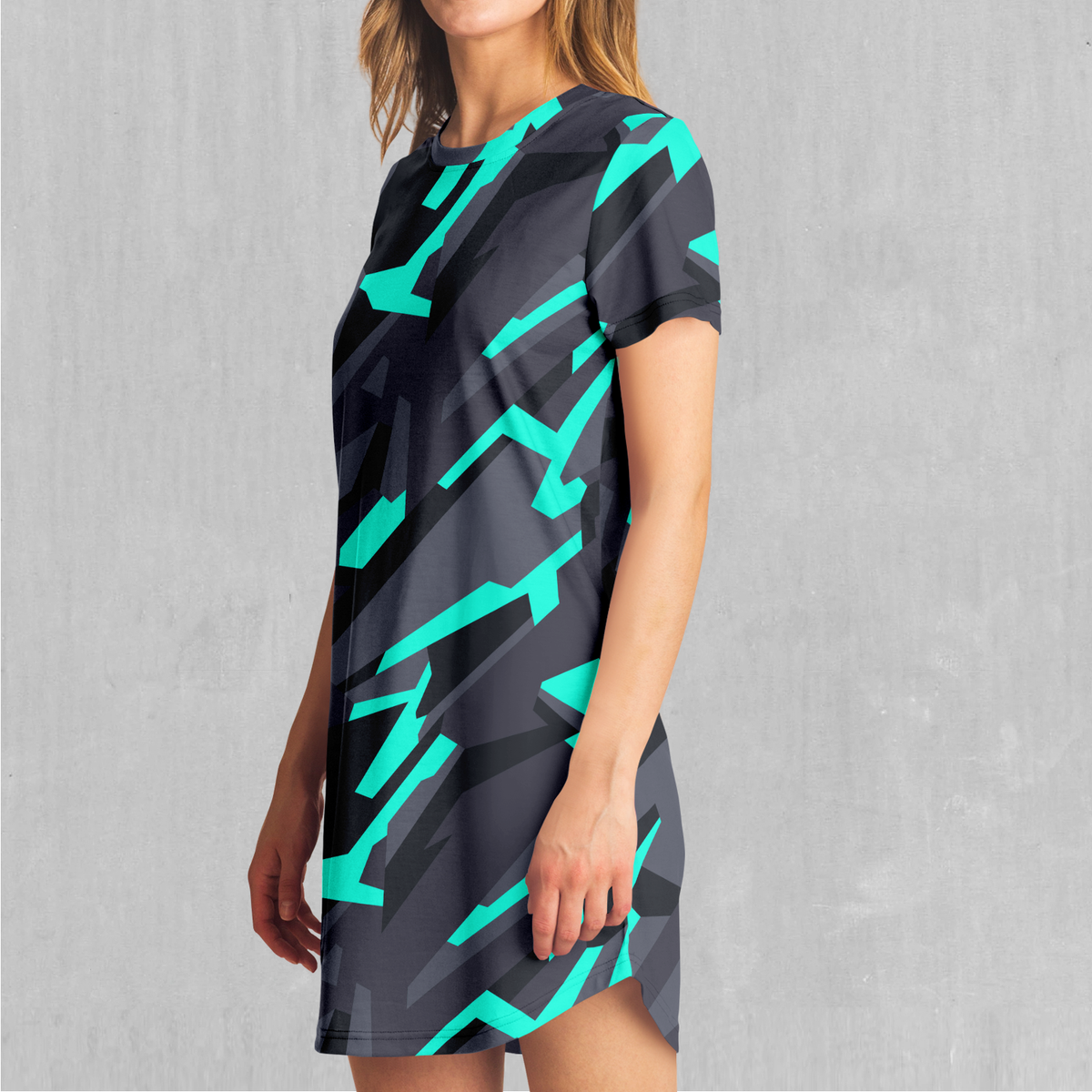 Cyber-Tech T-Shirt Dress