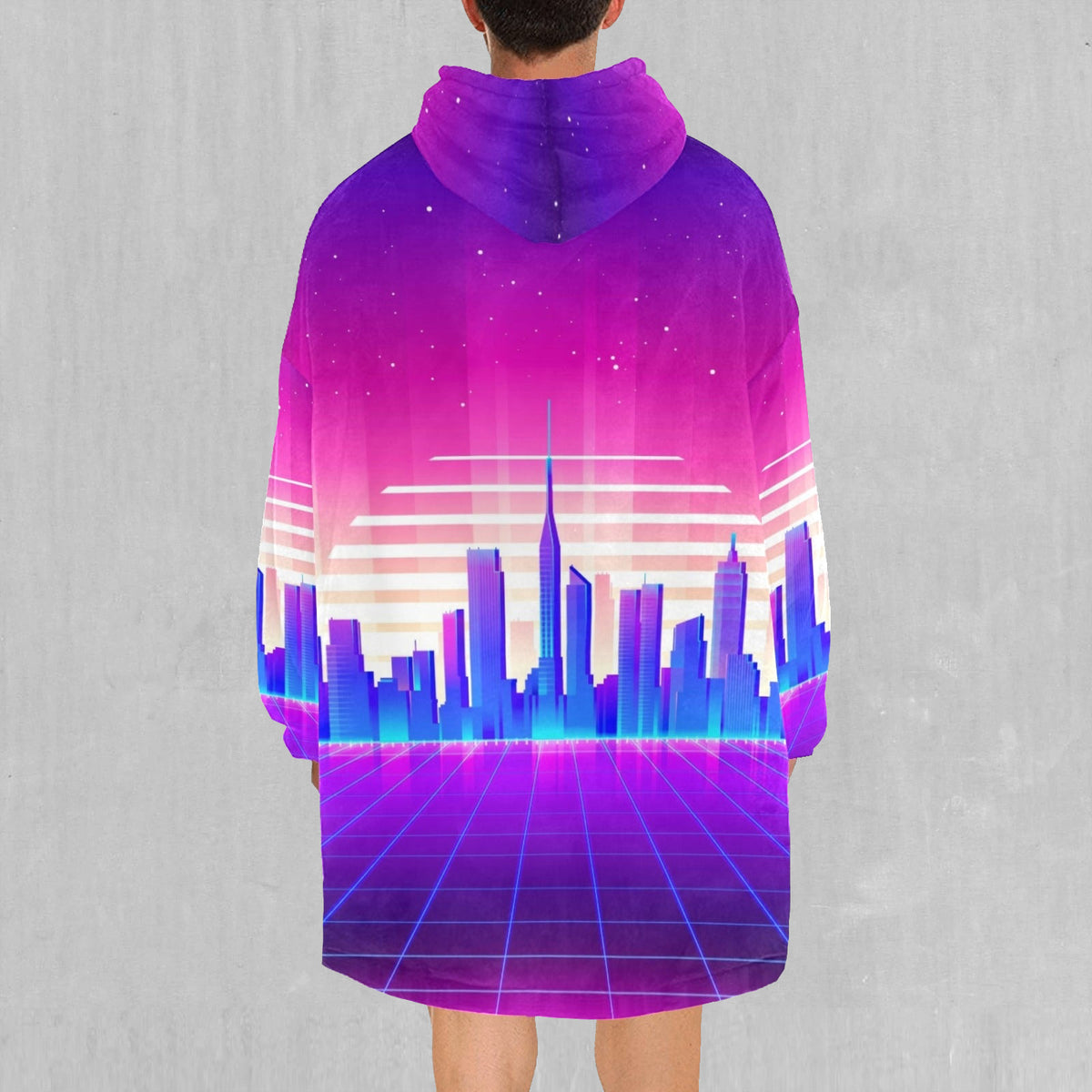 Cyber City Blanket Hoodie