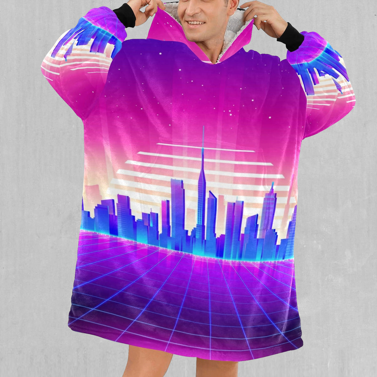 Cyber City Blanket Hoodie