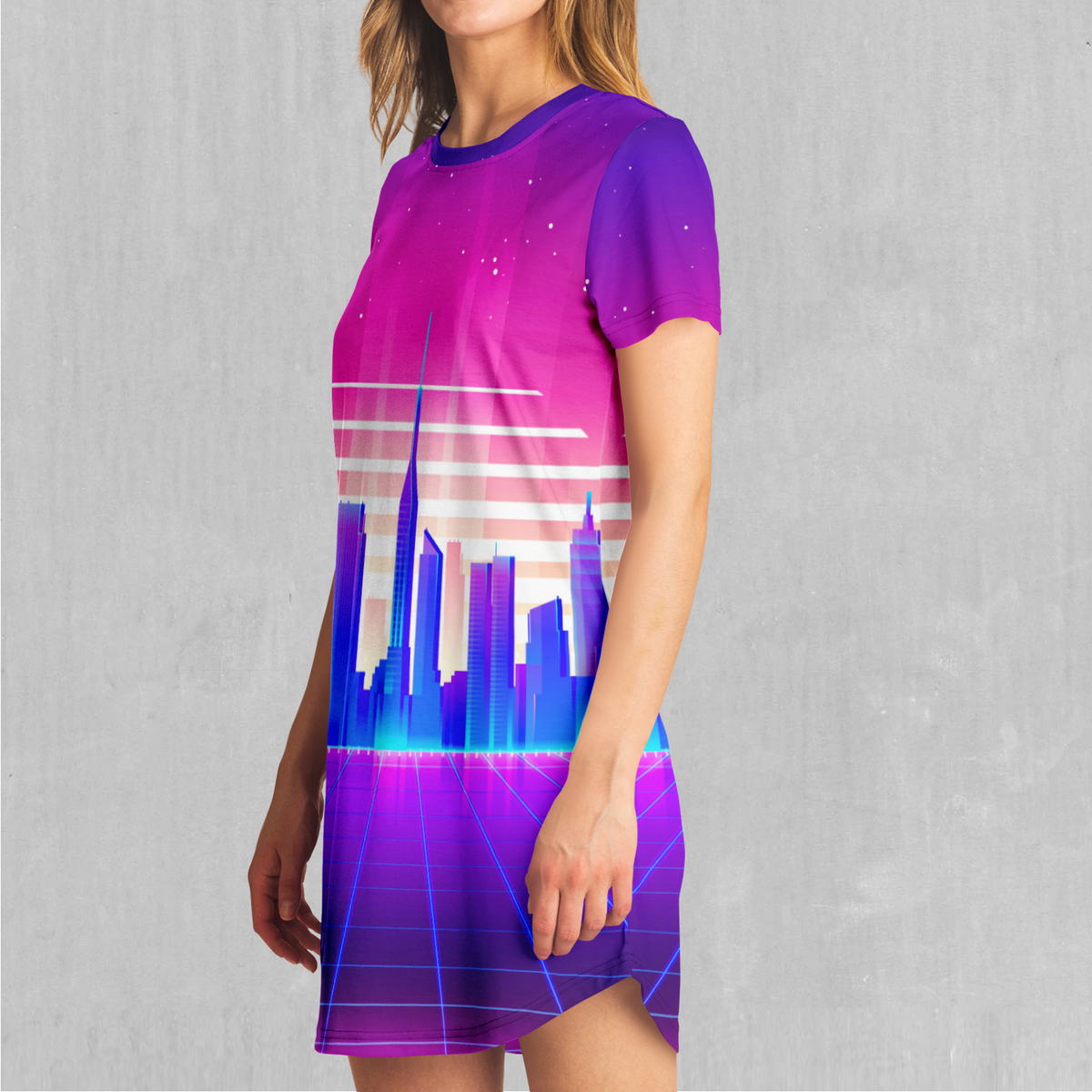 Cyber City T-Shirt Dress