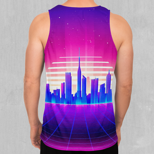 Cyber City Men's Tank Top - Azimuth Clothing